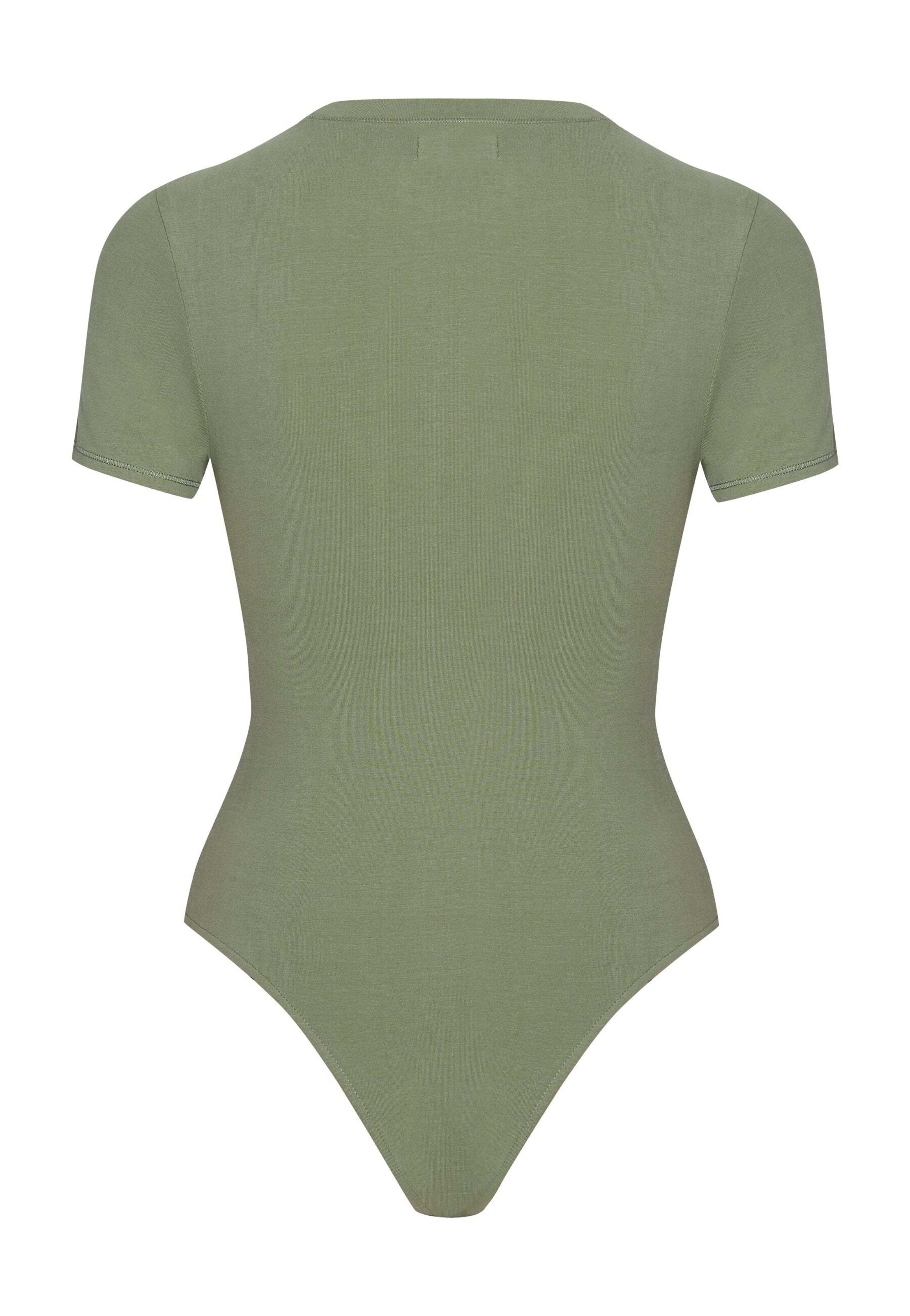 Style Republic Shirt bodysuit in Green