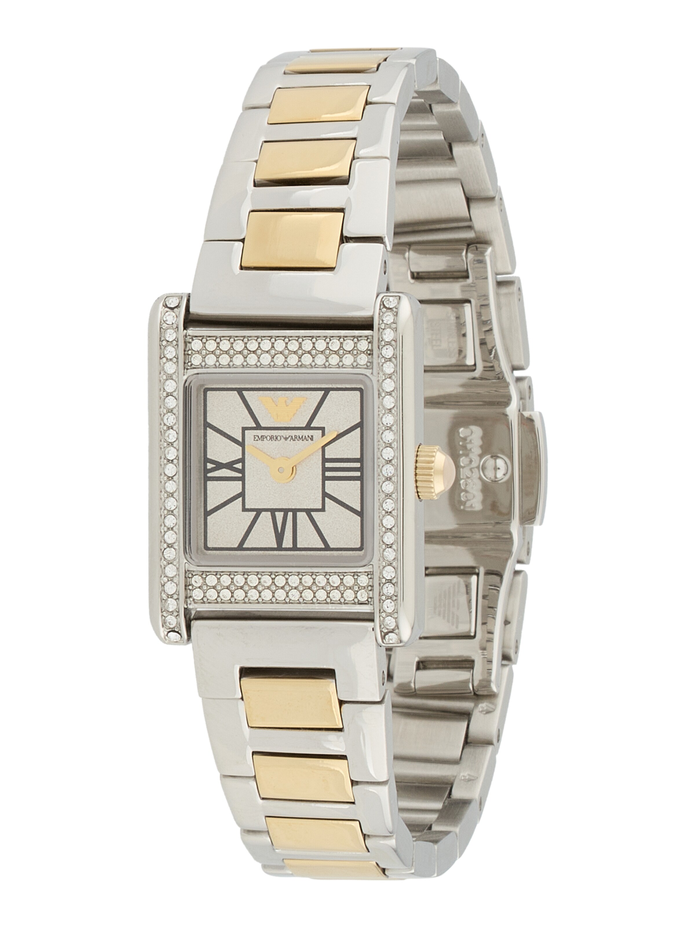 Emporio Armani Analog klocka i silver: framsida