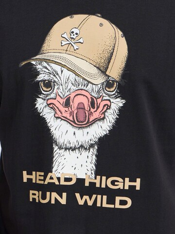 Tricou 'BHKurt' de la BLEND pe negru