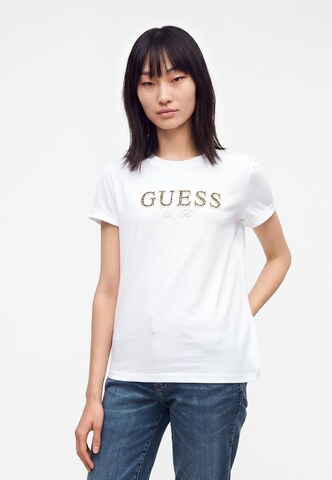 Tricou de la GUESS pe alb