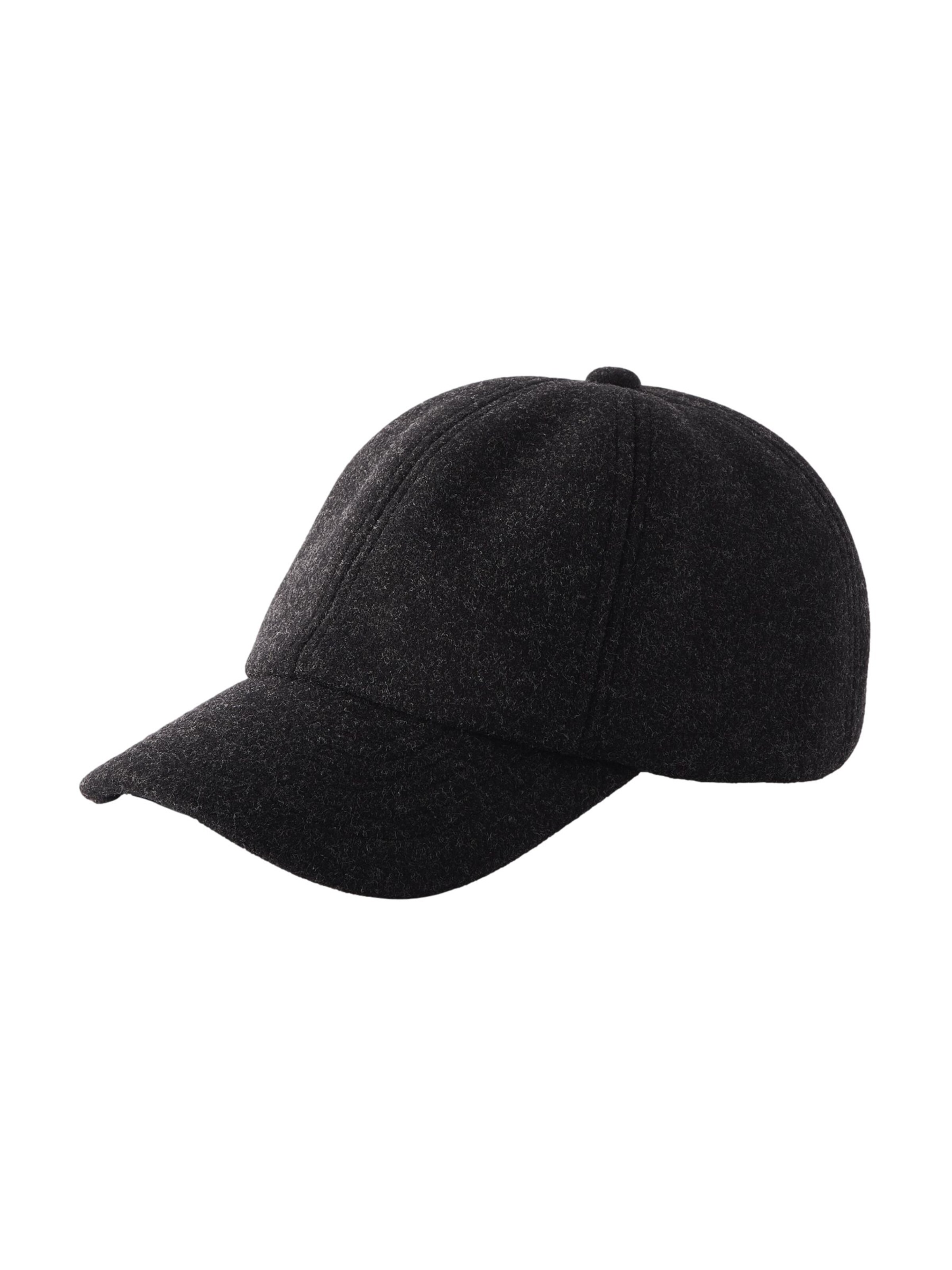 Next Beanie in Black: front