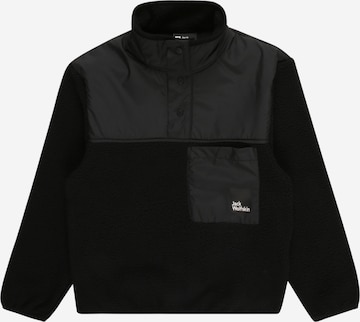 JACK WOLFSKIN Sportpullover in Schwarz: predná strana