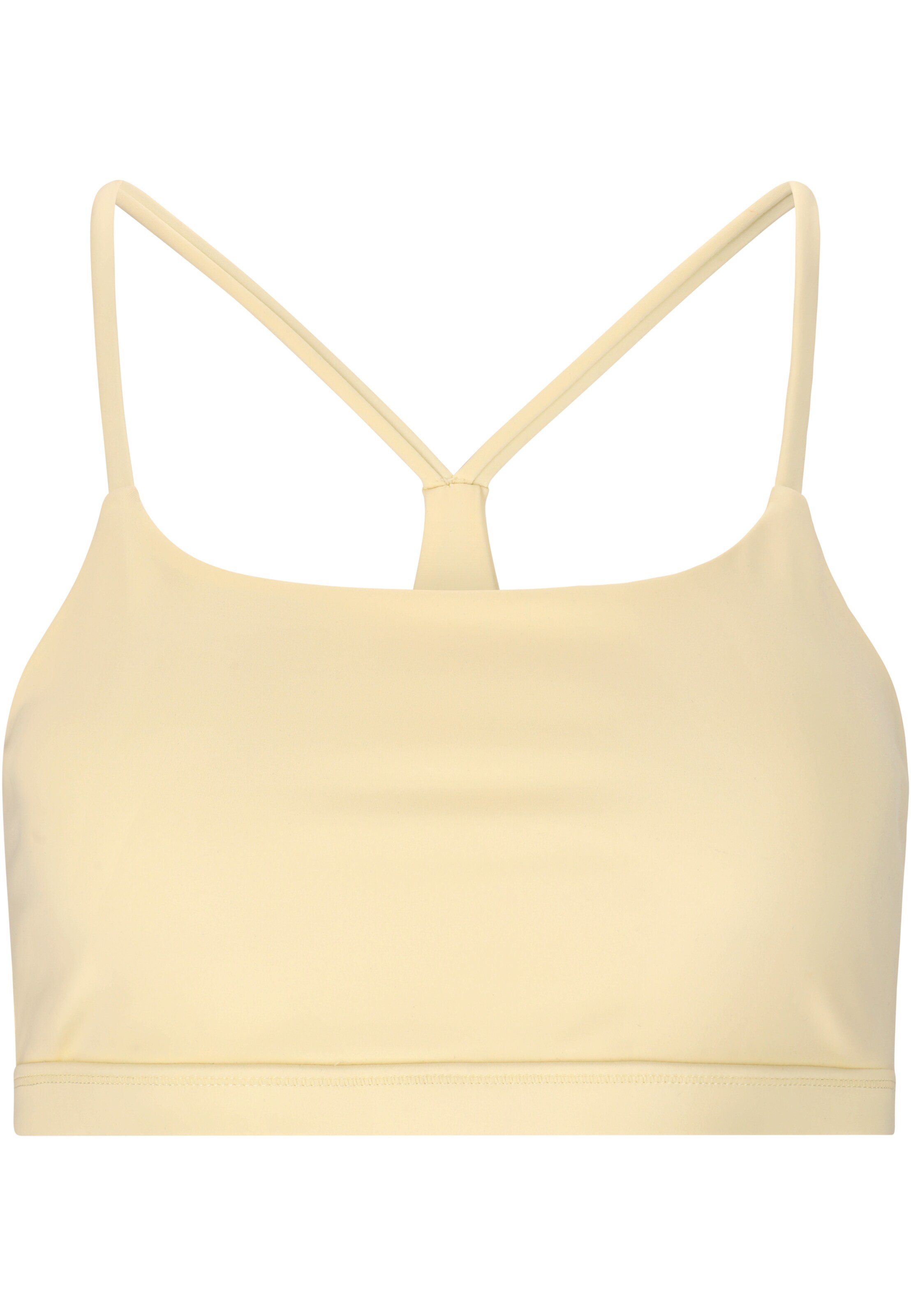 Athlecia Sport-BH 'Blossom' in hellgelb, Produktansicht