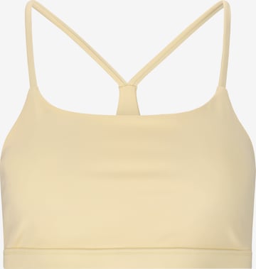 Athlecia Low Support Sport-BH 'Blossom' in Gelb: Vorderseite