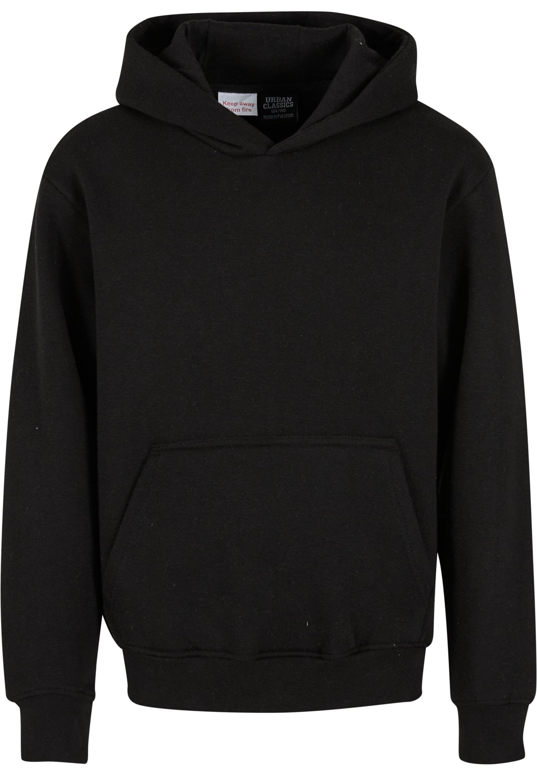 Urban Classics Sweatshirt 'Essential' in Schwarz: Vorderseite