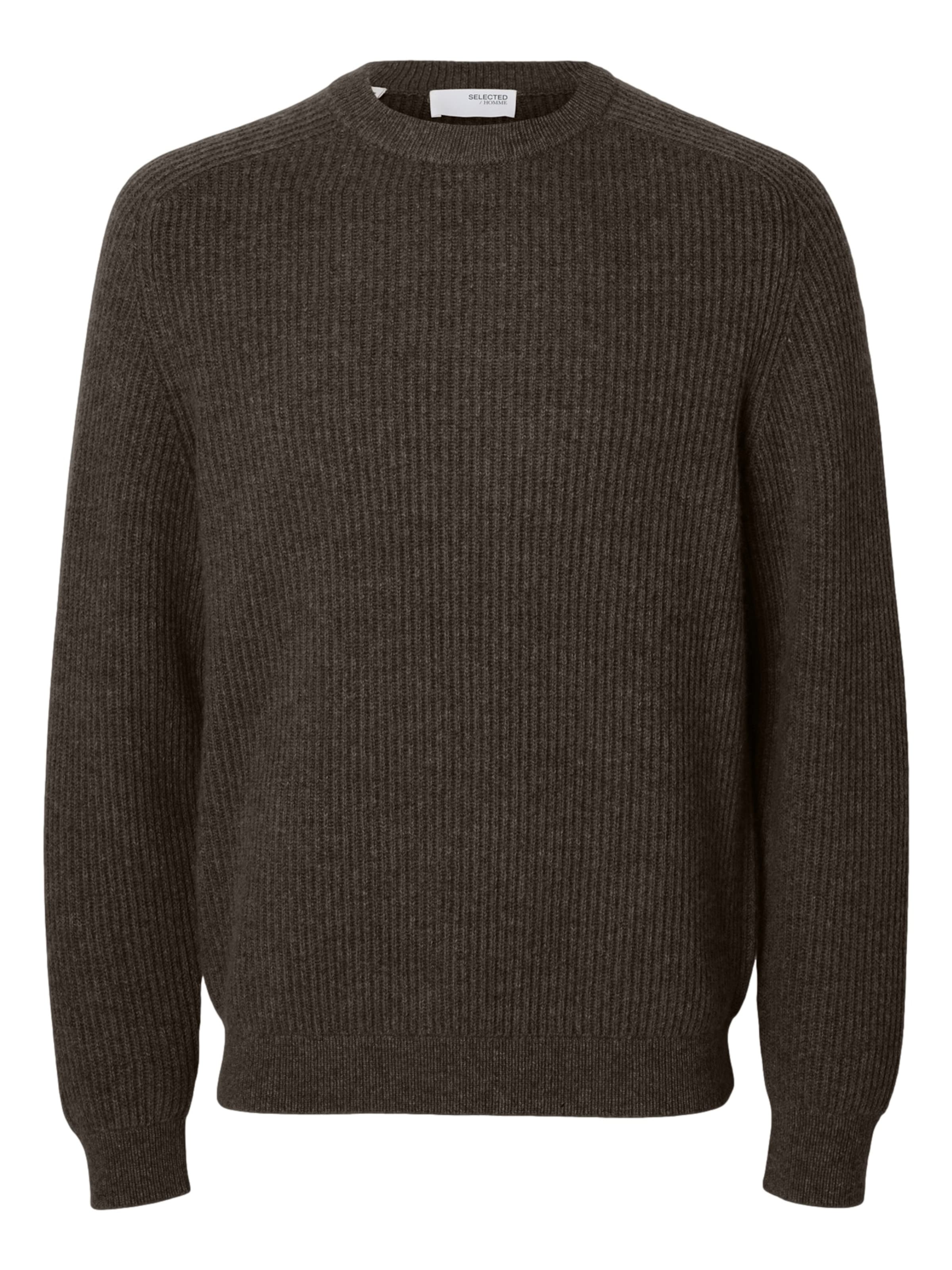 SELECTED Pullover i brun: forside