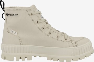 Palladium Snørestøvler 'Pallashock' i beige