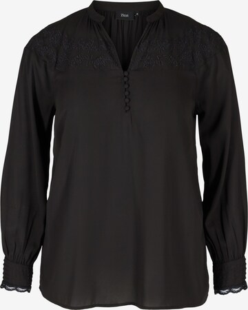 Zizzi Blouse 'EHEDVIG' in Black: front