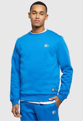 Starter Black Label Sweatshirt 'Essential' in Blue: front