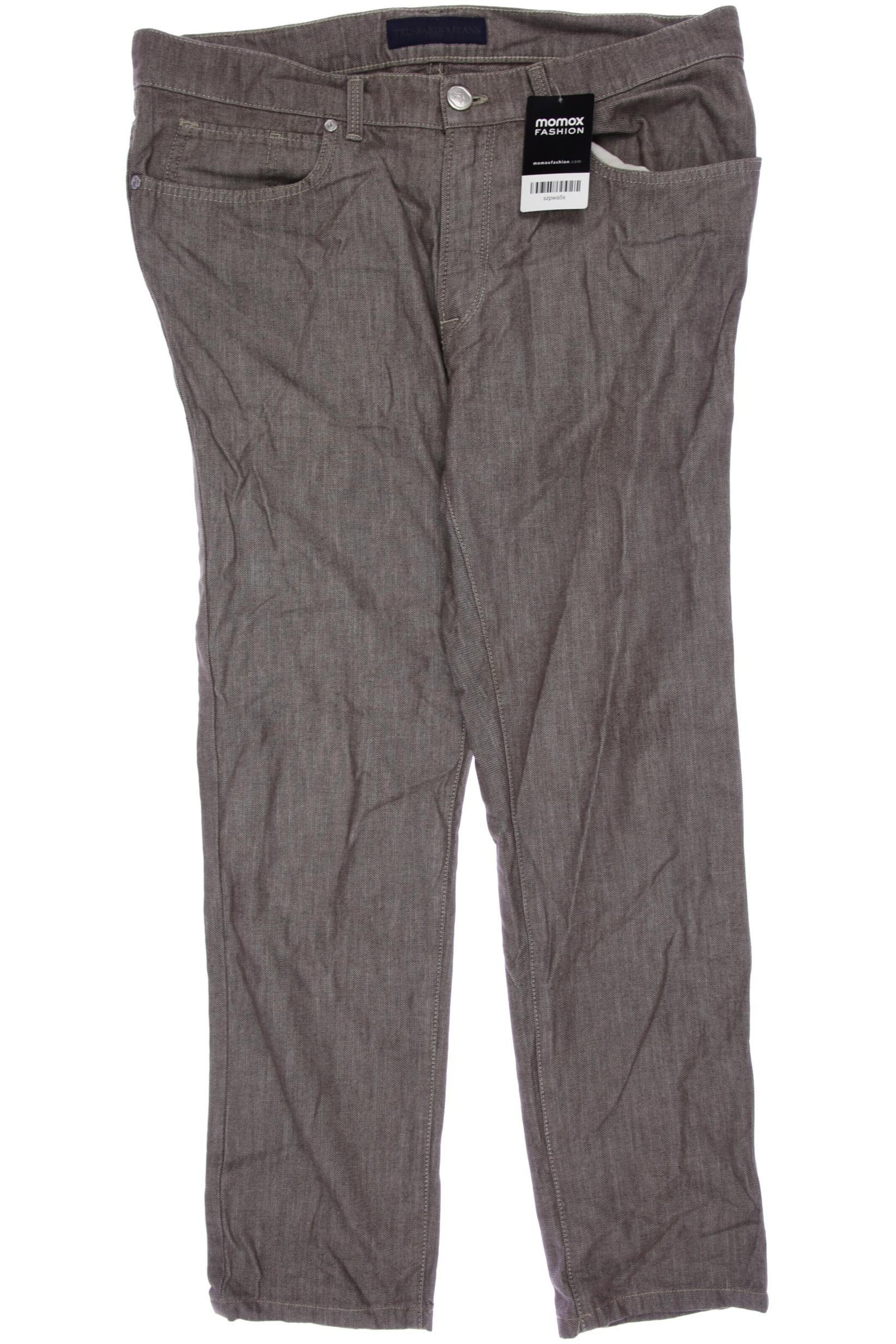 Trussardi Pants in 35 in Brown: front