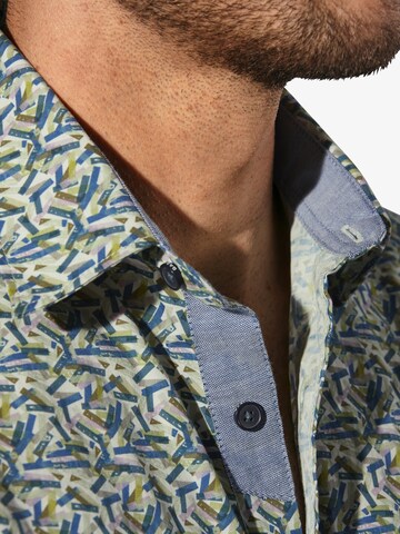 BABISTA Regular fit Button Up Shirt 'Marvian' in Green