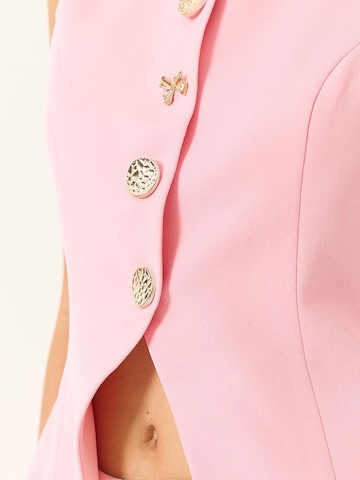 Bianco Lucci Bodywarmer in Roze