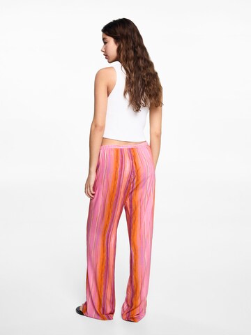 MANGO TEEN Wide leg Trousers 'Camboyap' in Pink
