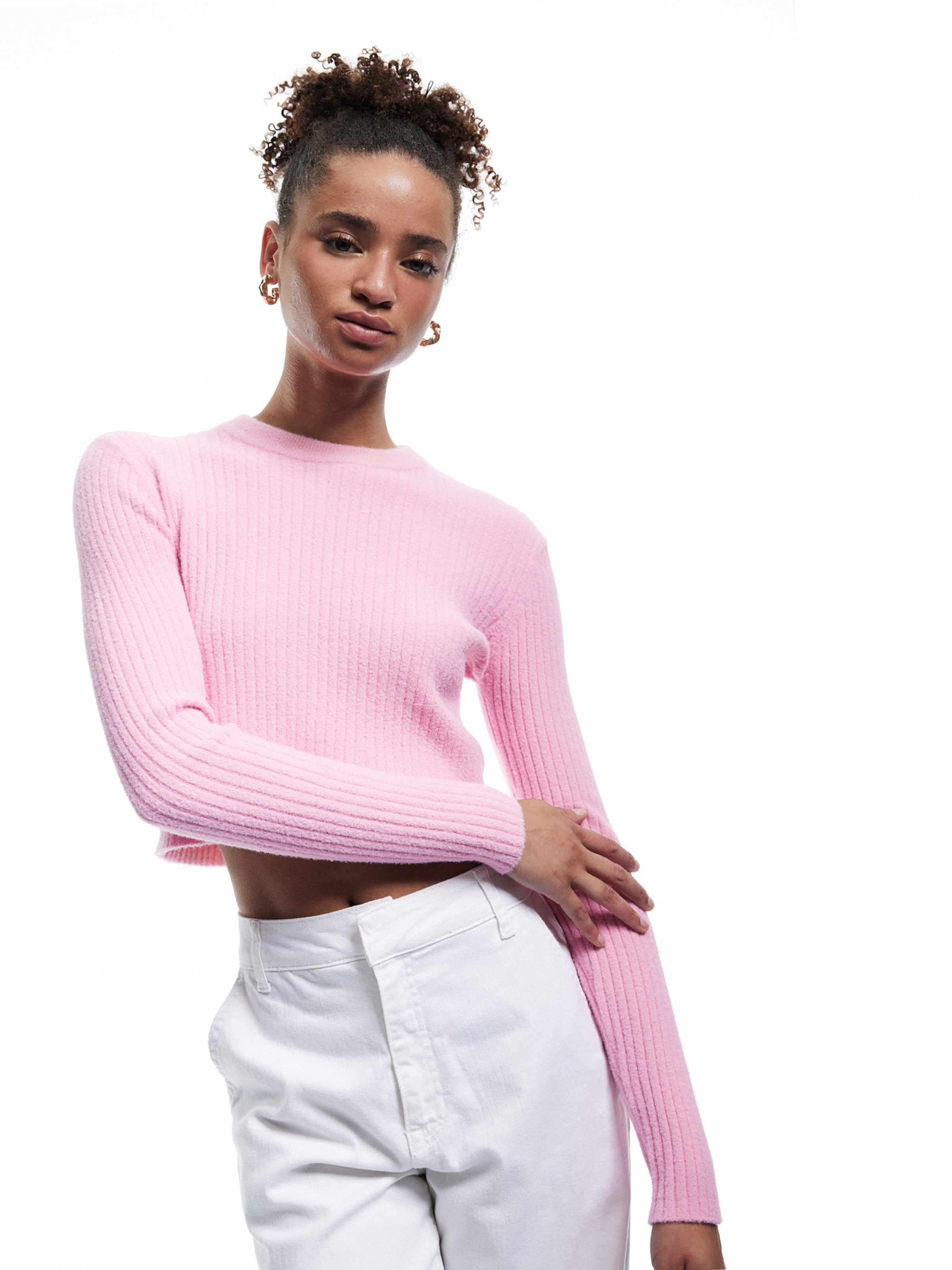 Koton Sweater in Pink: front