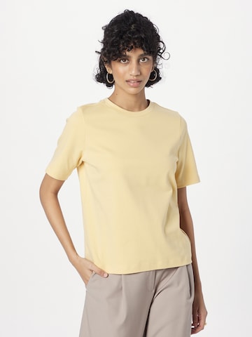 T-shirt s.Oliver BLACK LABEL en jaune : devant
