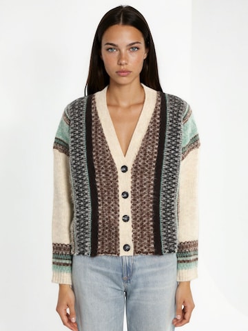 Hiccup Strickjacke in Grün: Vorderseite