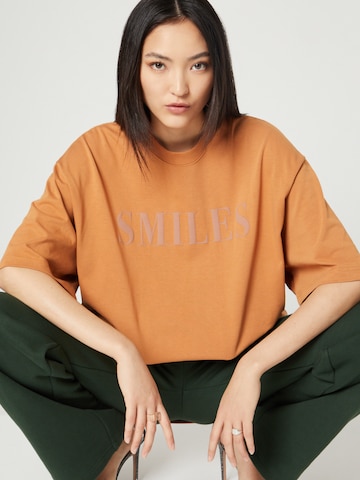 Smiles Shirt 'Kalle' in Orange