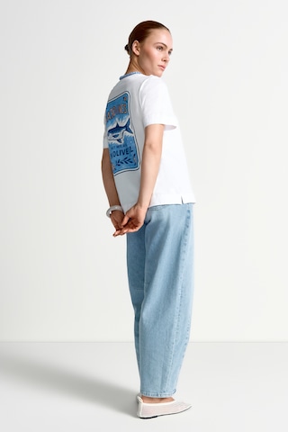 T-shirt Rich & Royal en blanc