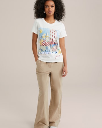 WE Fashion T-Shirt in Weiß