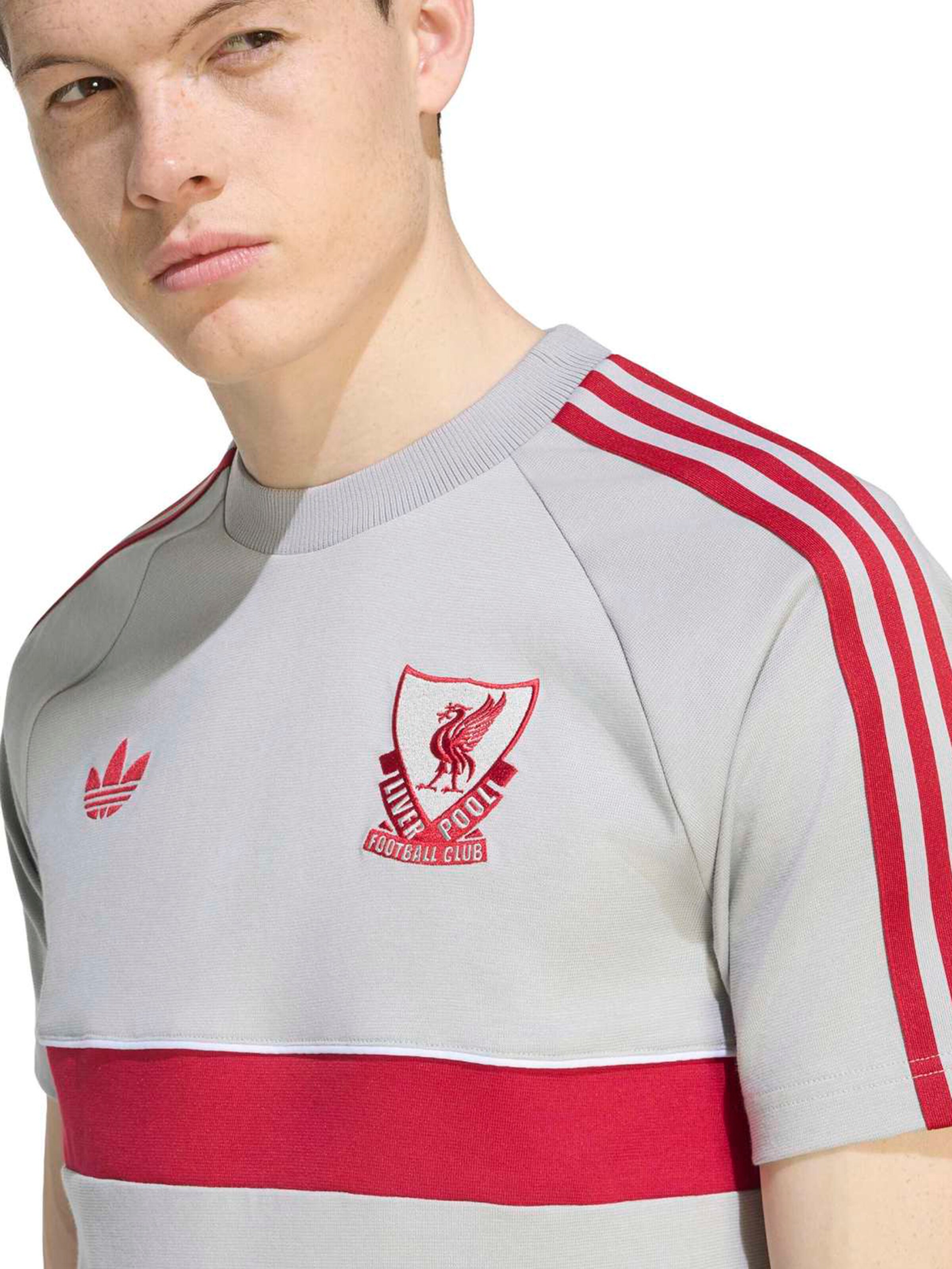 ADIDAS PERFORMANCE Функциональная футболка 'LFC OG2' в Серый