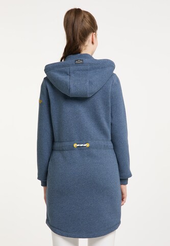 Schmuddelwedda Zip-Up Hoodie in Blue