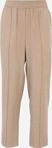 Y.A.S Petite Loosefit Broek 'ROSE' in Beige: voorkant