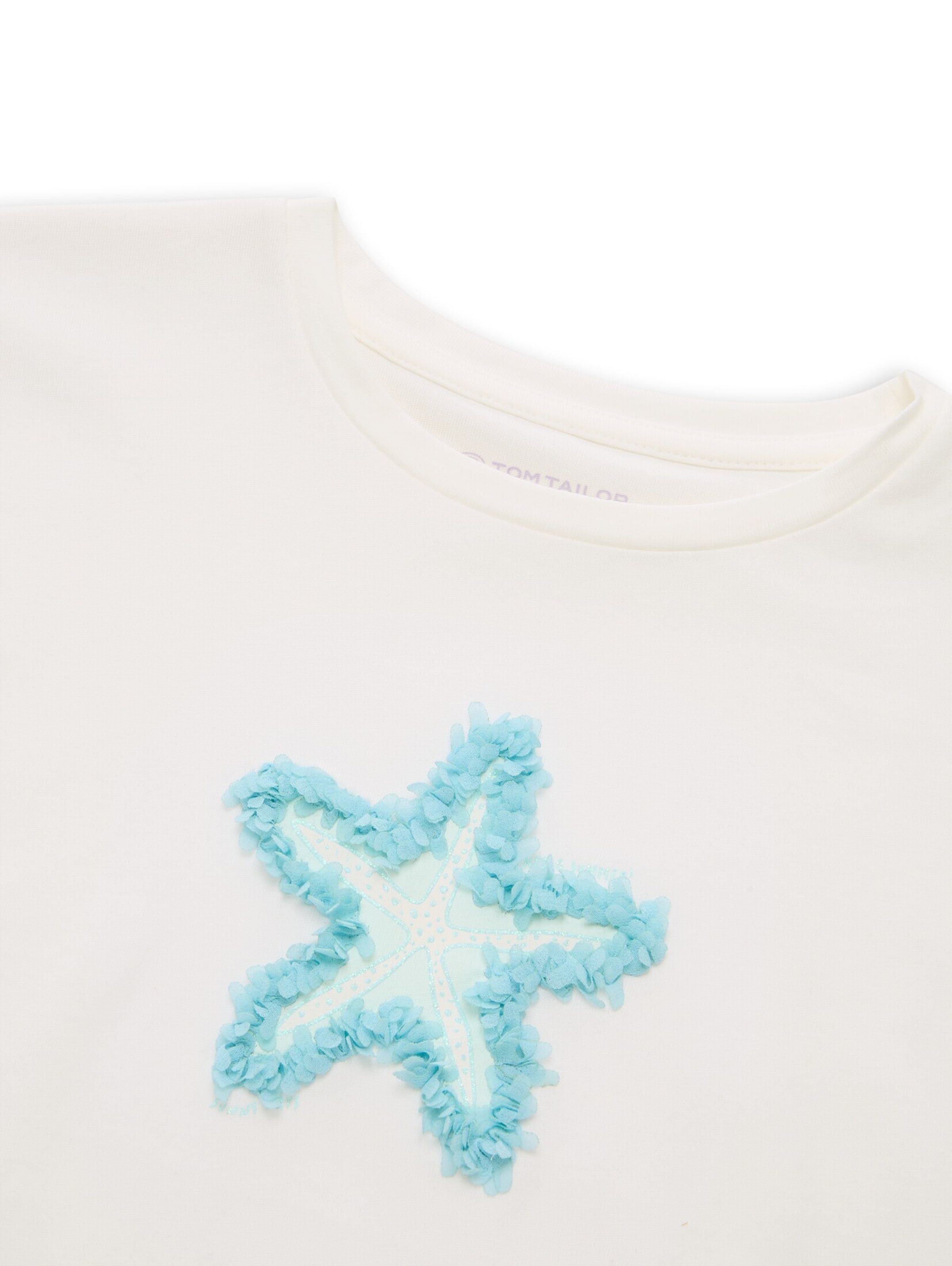 TOM TAILOR T-Shirt in Weiß