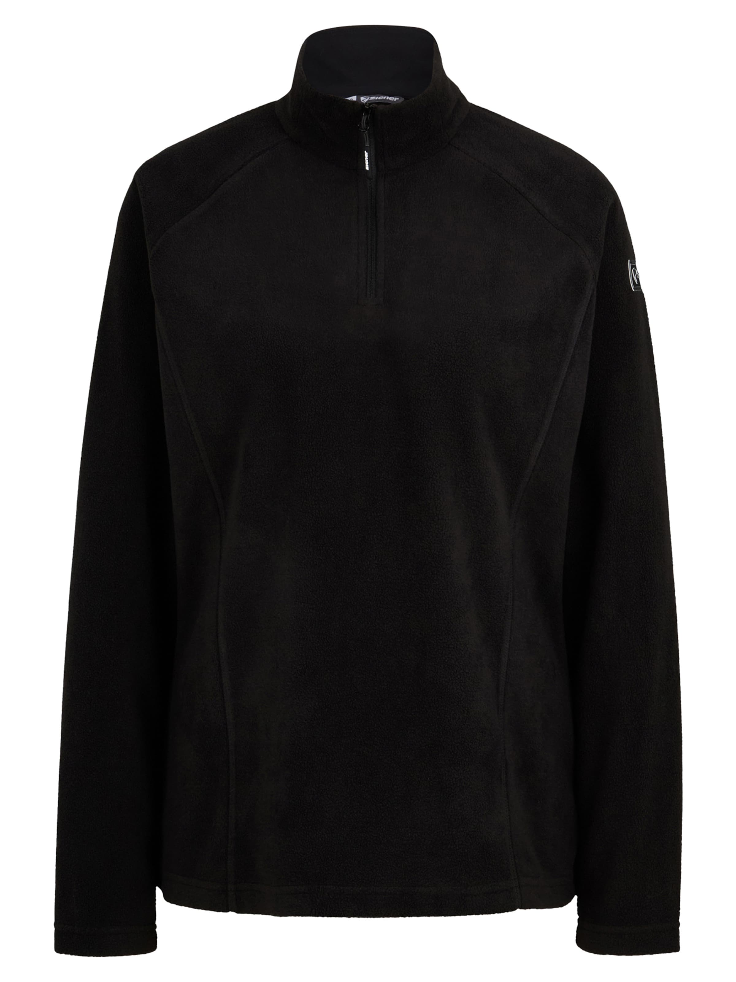 ZIENER Athletic Sweater 'Januki' in Black: front