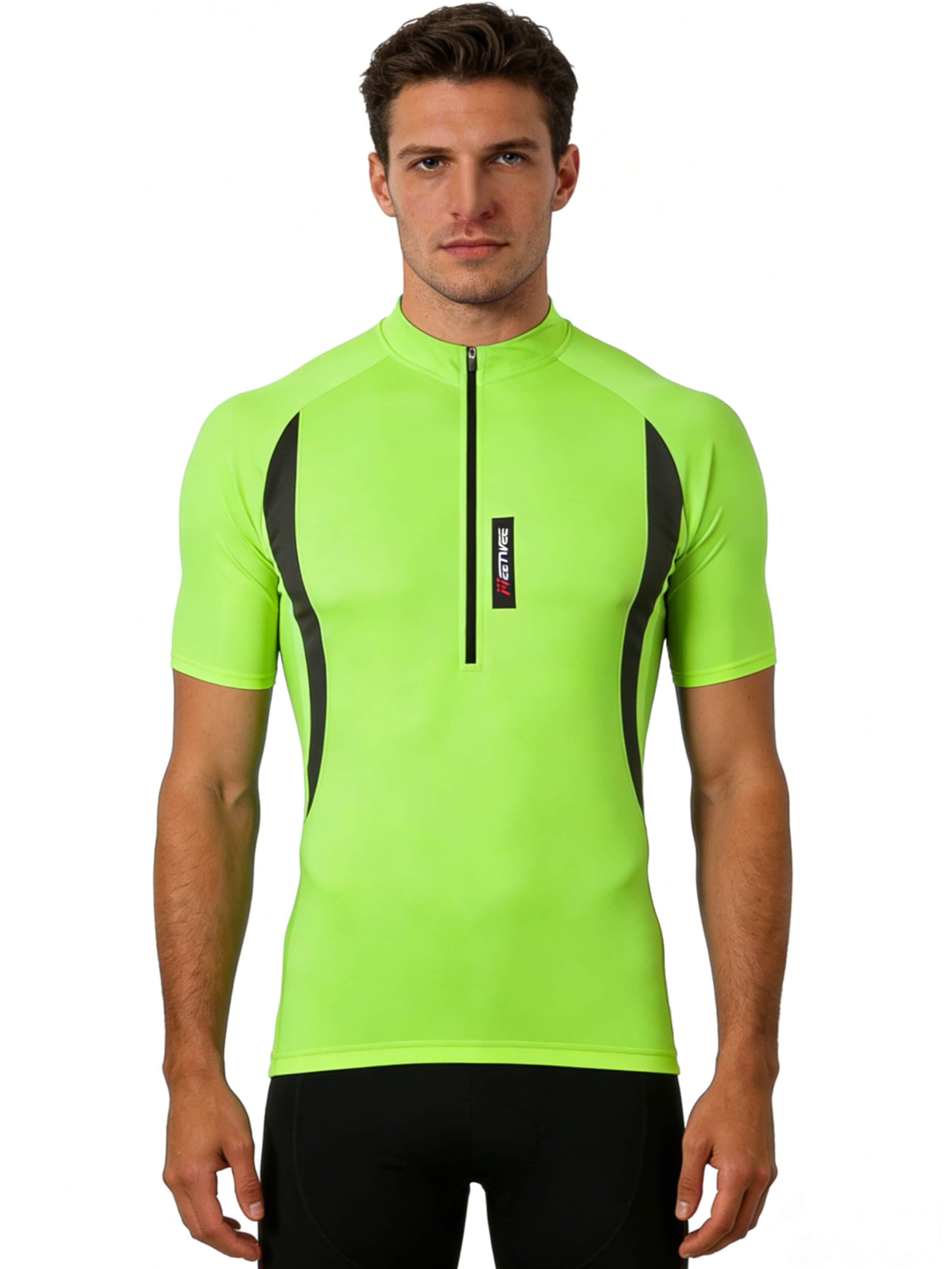 MEETWEE Performance Shirt 'Cycling Quick Drying Top' in Green: front