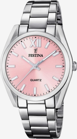 FESTINA Analoog horloge 'Boyfriend' in Roze: voorkant