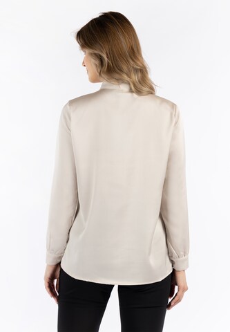 DreiMaster Klassik Bluse in Beige