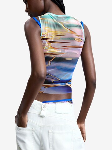 Desigual Top in Blau