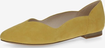 CAPRICE Ballet Flats in Yellow: front