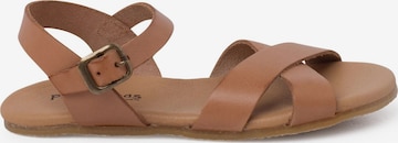 Pisamonas Sandale in Beige: Vorderseite
