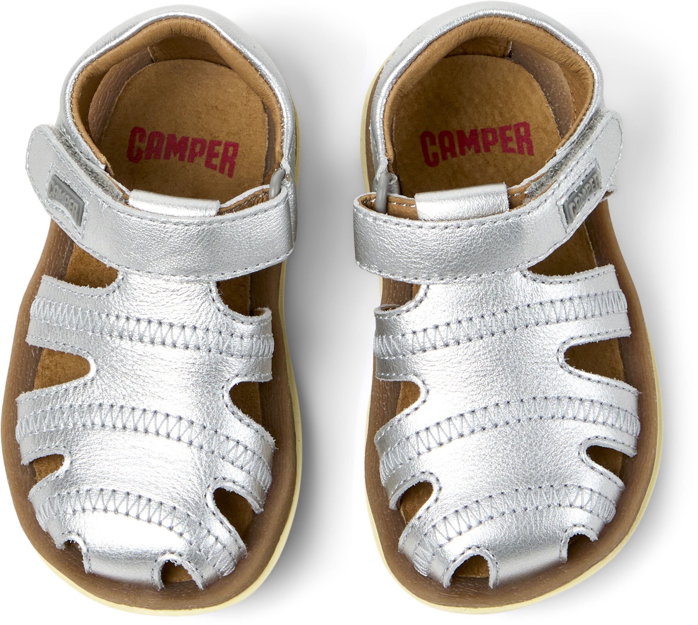 Sandales ' Bicho ' CAMPER en argent