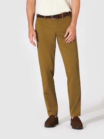 Hiltl Slimfit Chinohose 'Tamo - Portofino Chino'‌‌‌‌‌‌‌ in Grün: Vorderseite