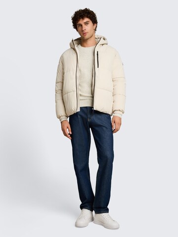 TOM TAILOR DENIM Pullover in Weiß
