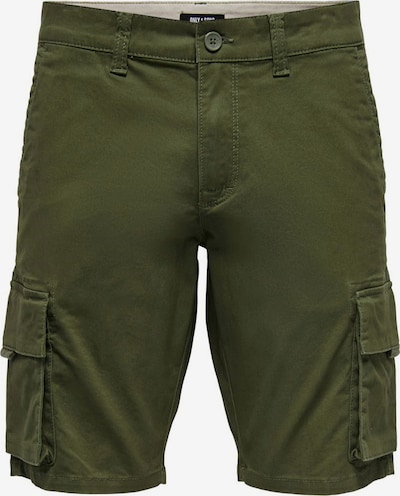 Only & Sons Kargo hlače | zelena barva, Prikaz izdelka