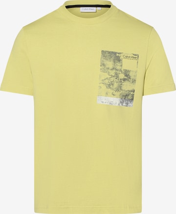 Calvin Klein T-Shirt in Gelb: predná strana