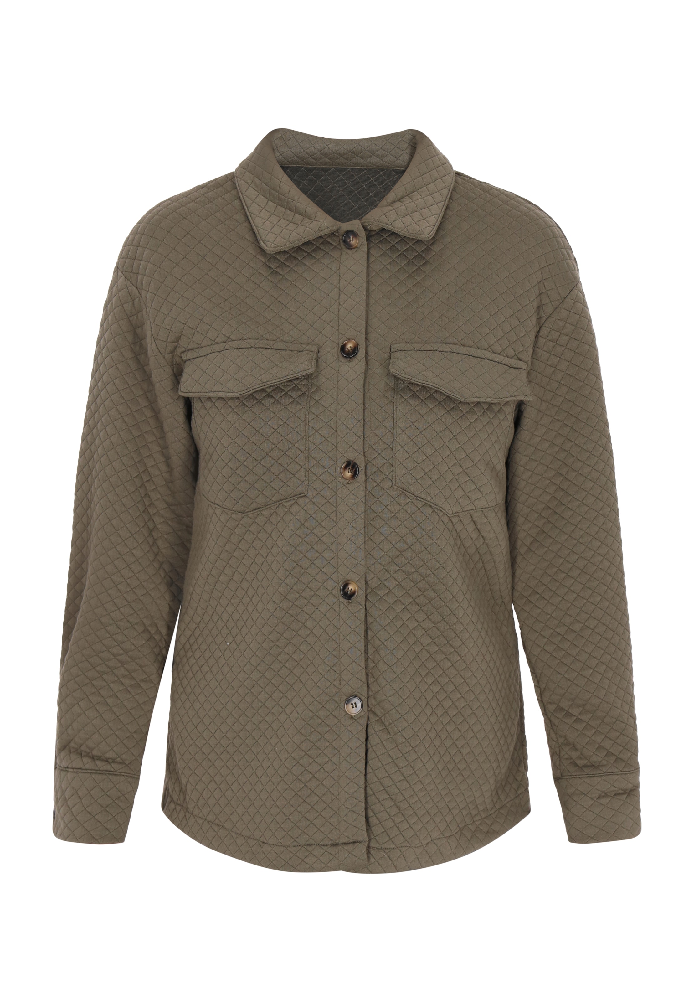 SANIKA Демисезонная куртка в Зеленый: спереди