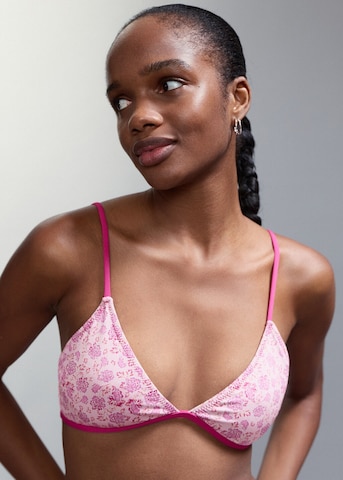 MANGO TEEN Triangle Bikini 'Kai' in Pink