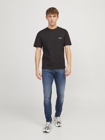 Coupe slim Jean 'Glenn Fox' JACK & JONES en bleu