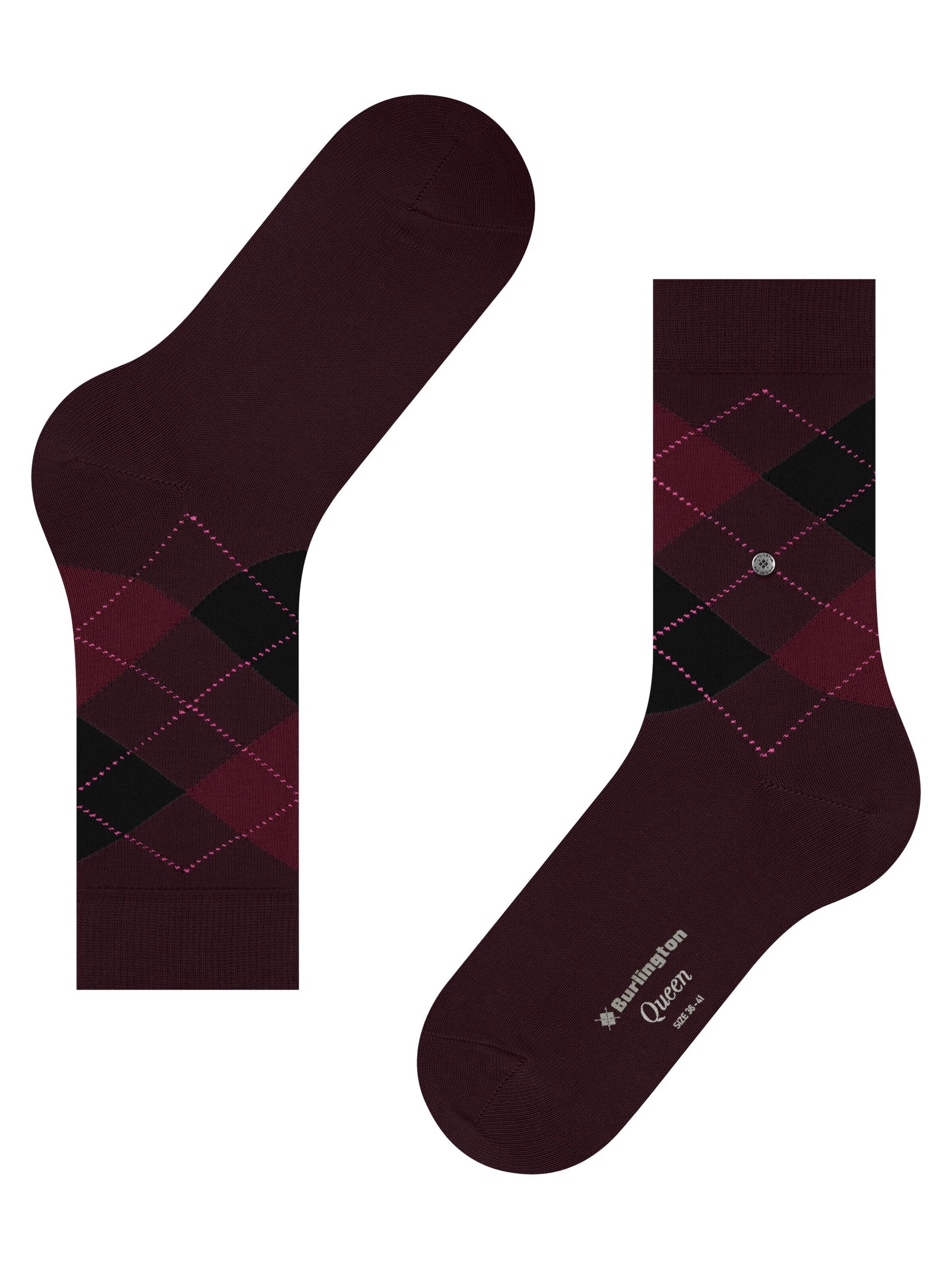 BURLINGTON Socks 'Queen' in Red