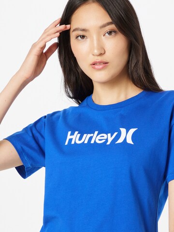 Hurley Sportshirt in Blau