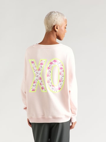Sweat-shirt 'XO' miss goodlife en rose