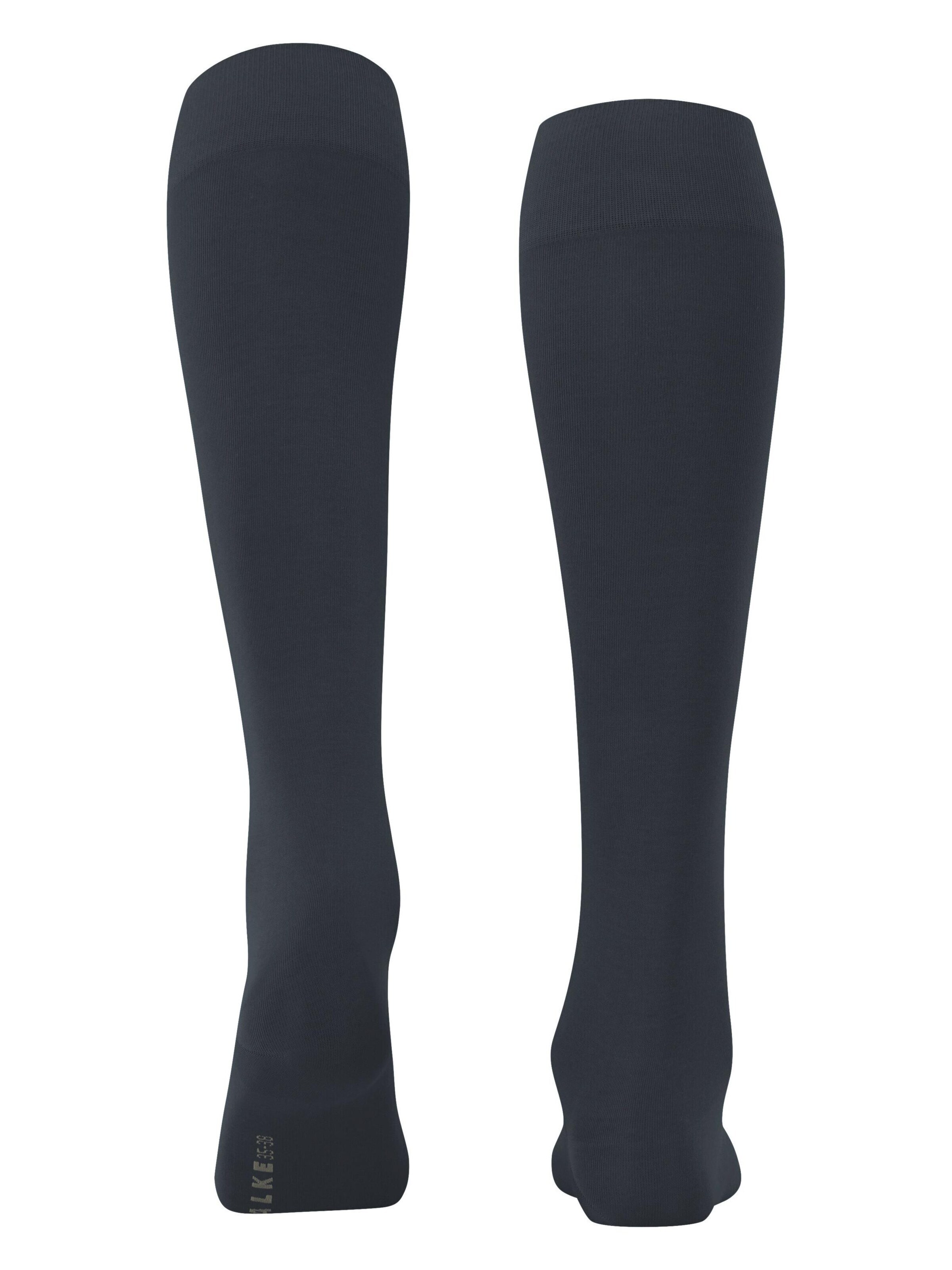 FALKE Knee High Socks 'Cotton Touch' in Grey