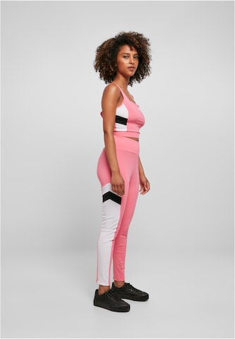 Skinny Pantaloni sportivi di Starter Black Label in rosa