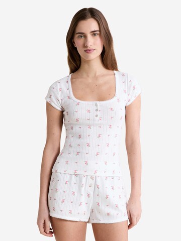 ETAM Slaapshirt 'Katell' in Wit