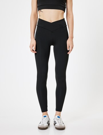 Koton Skinny Leggings in Zwart: voorkant