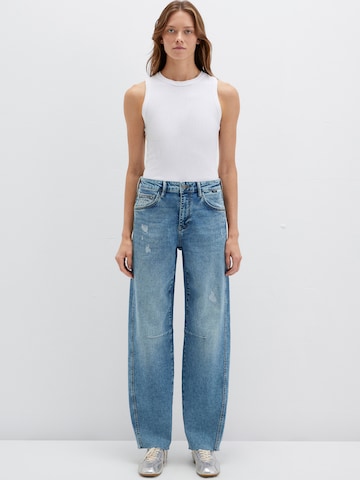 Mavi Baggy Jeans 'LEILA' i blå: framsida